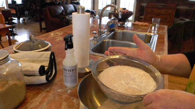 Sift dry ingredients twice.
